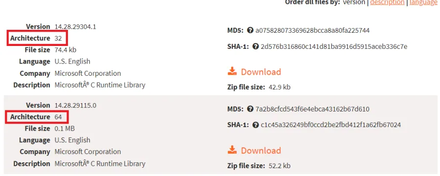 download the vcruntime dll file