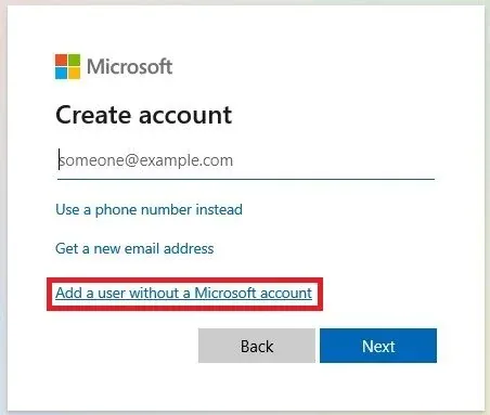 Create Microsoft Account