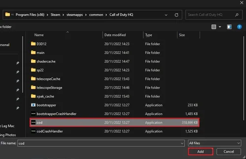 Program Files > Steam > steamapps > common > Call of Duty