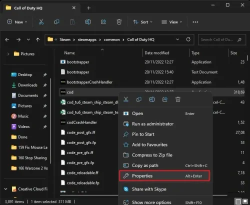 Program Files > Steam > steamapps > common > Call of Duty