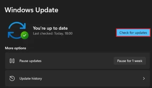 Windows Settings > Windows Update