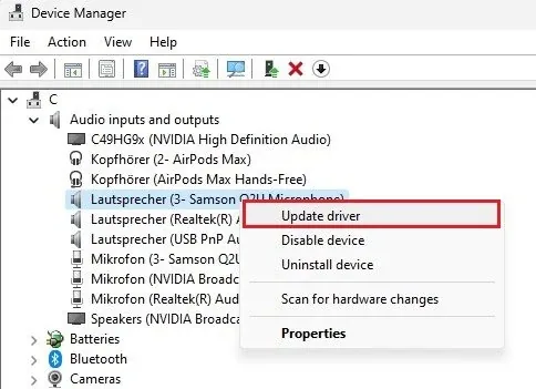 Update Audio Driver