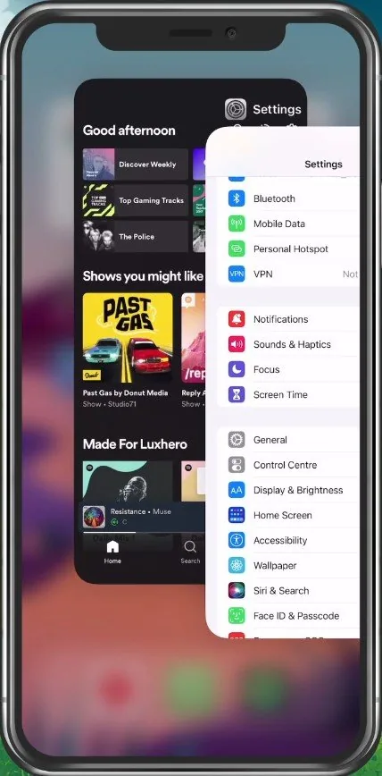 Close Apps that play audio