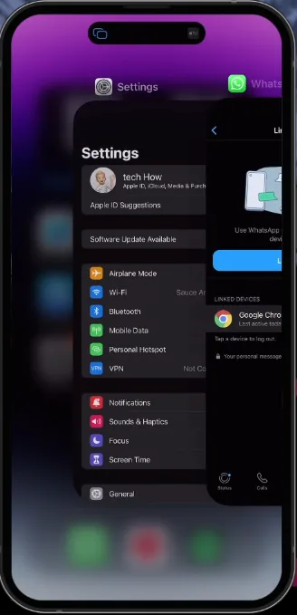 close background apps on iphone