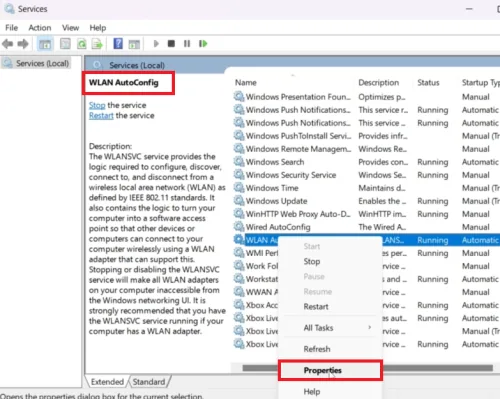 wlan autoconfig service