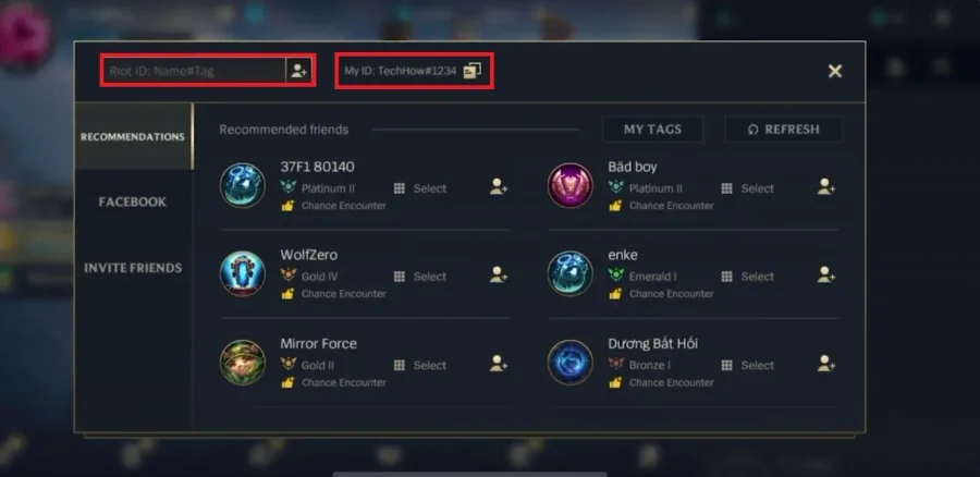 Wild Rift Friends > Riot ID