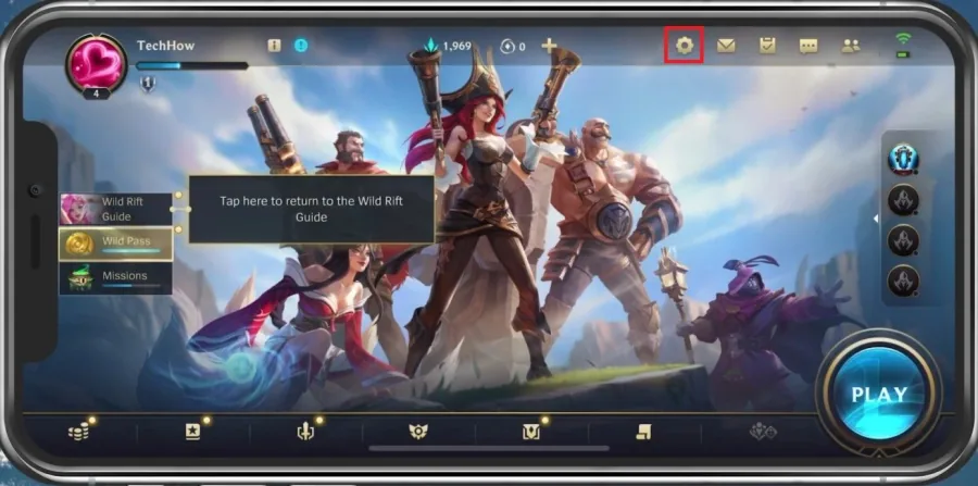 Wild Rift > Settings