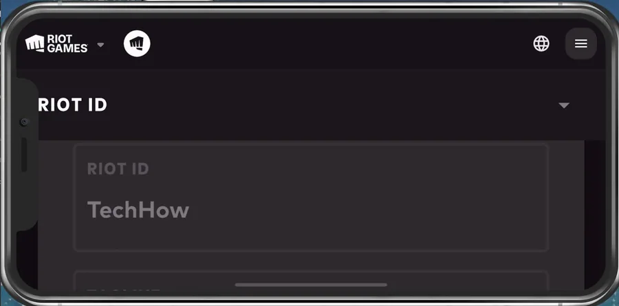 Enter new Riot ID and tagline