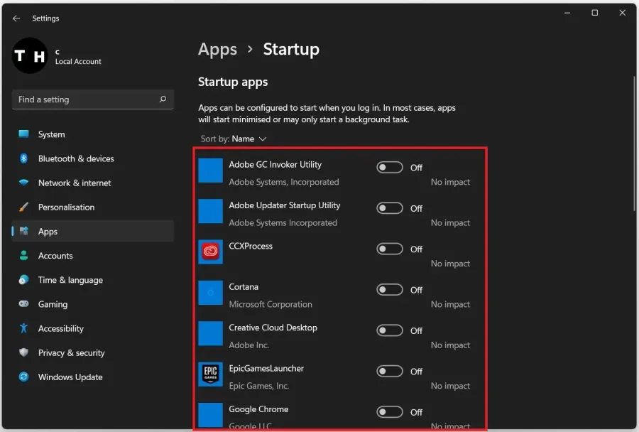 Prevent apps from starting on system boot