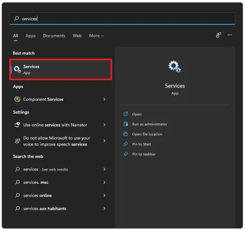 Services > Windows Services Manager