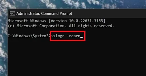 admin command prompt