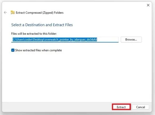 Select Extract, and it will take a second to create a new folder with all of the…