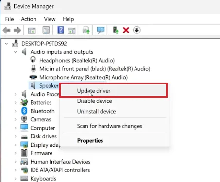 update sound driver