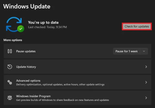 windows update