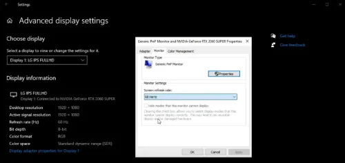 Tick the “Disable fullscreen optimisations” option and apply your changes.
