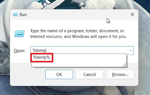 delete temp files
