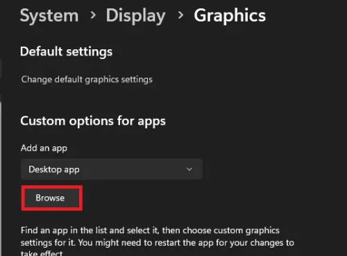 graphics settings windows