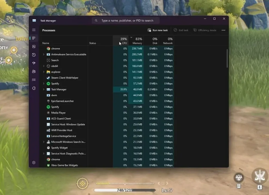 task manager