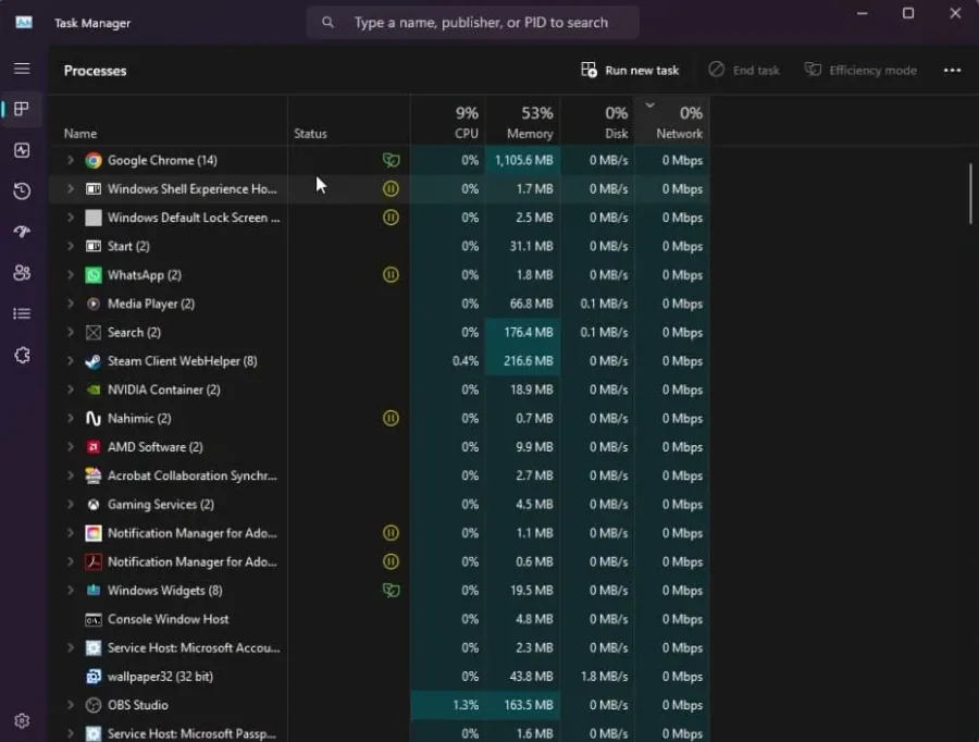 task manager