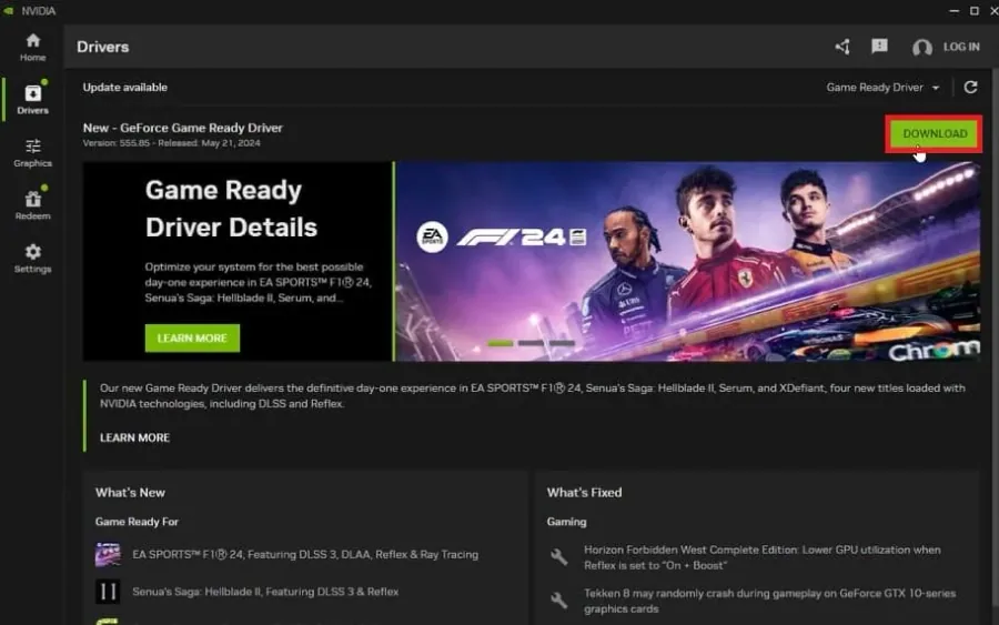 update GPU driver