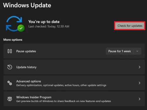 update windows os