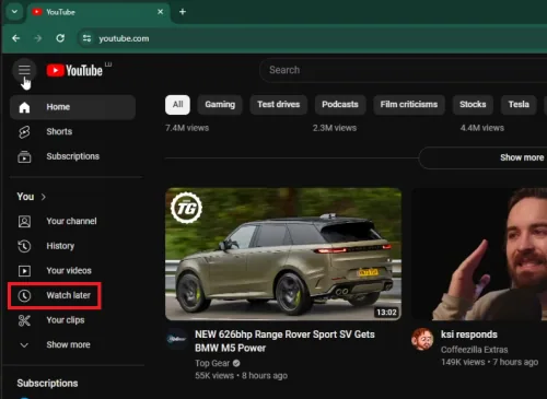 watch later desktop