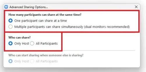 Advanced Zoom Screen Sharing Options